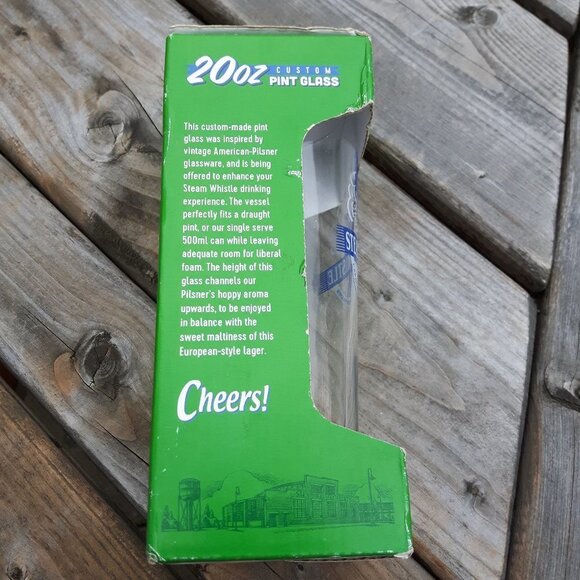 Rare Steam Whistle Custom Pint Glass NIB Brewery - Picture 4 of 4